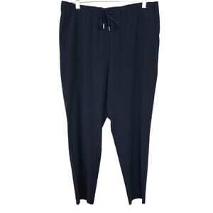 NWT J. Jill Fit Navy Water Repellent On-The-Go Pants M